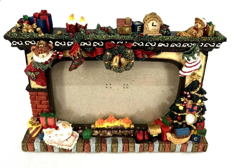 Picture Frame Fireplace Toys Resin 5 x 7